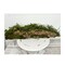18" Small Tree Fern Bark Floral Arrangement Container - Dark Brown/Green (S1496/S)